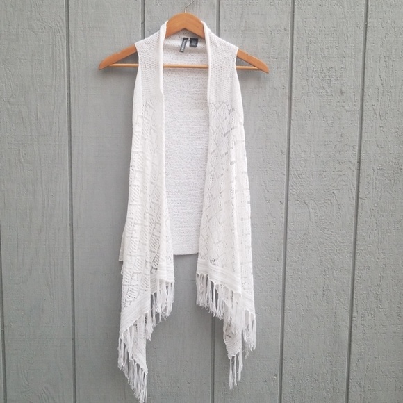 Full Tilt Sweaters - Full Tilt crochet cardigan